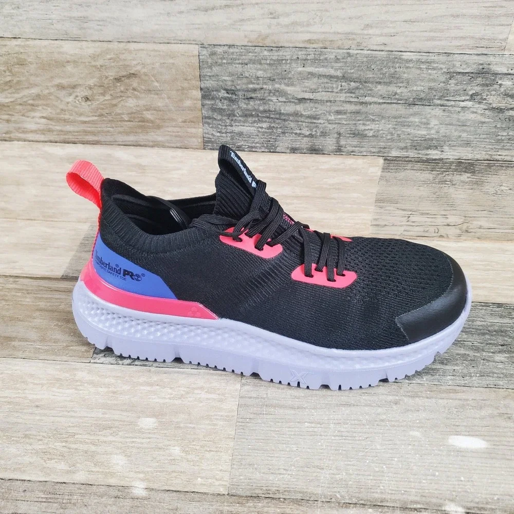 Timberland PRO Setra Shoes Womens Sz 7 US Multicolor Composite Safety Toe